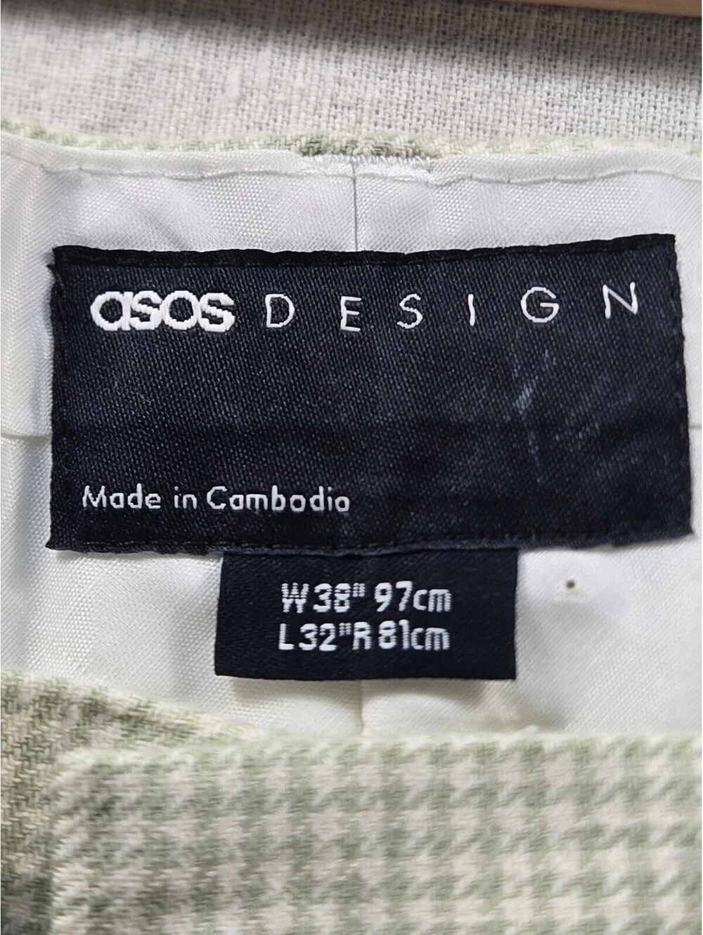 ASOS Slim-Fit Chinos Trousers Skater Indie Casual Preppy